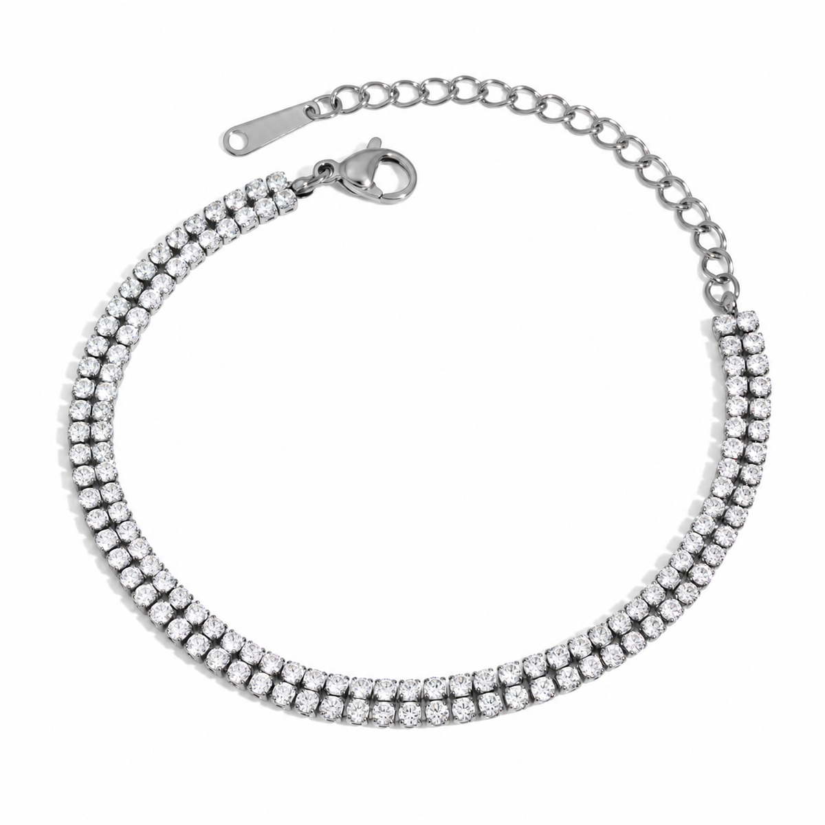 Valérie Double Tennis Bracelet