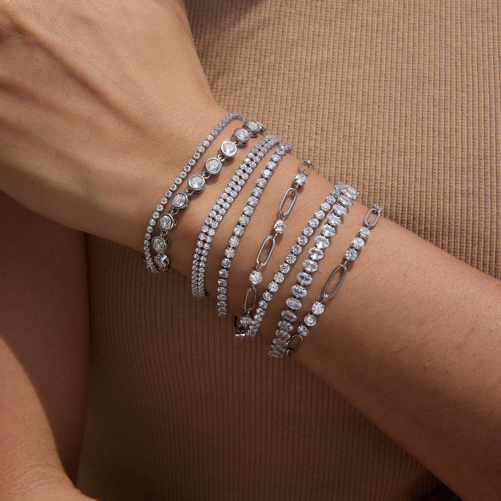 Valérie Double Tennis Bracelet